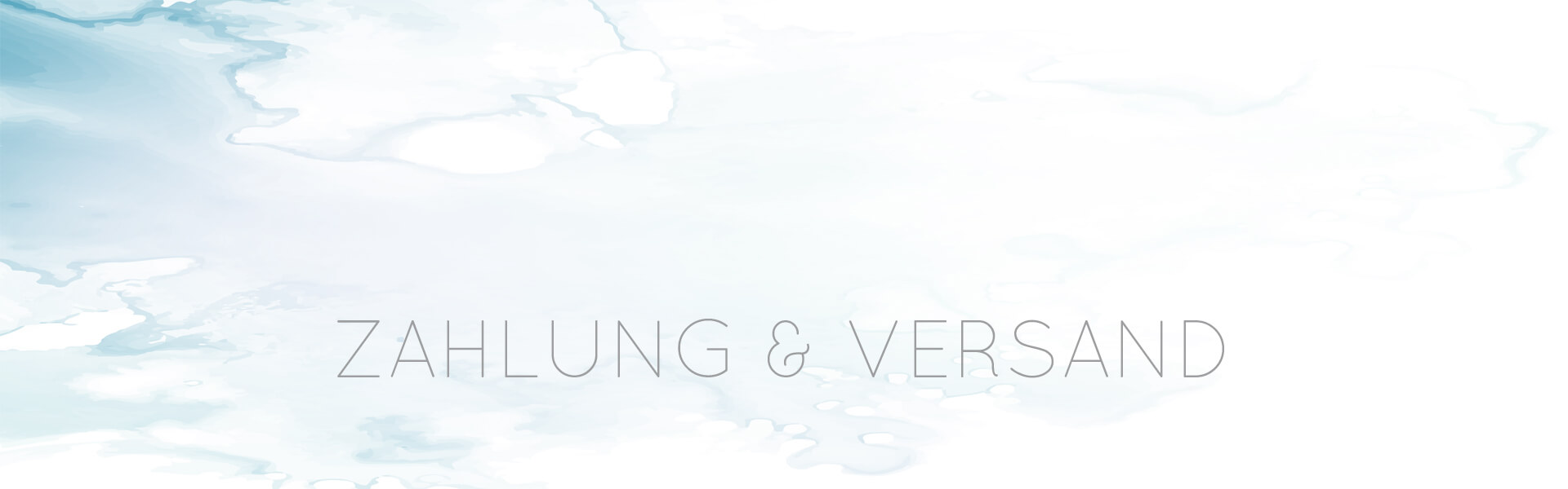 Zahlung und Versand