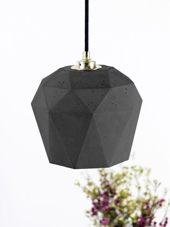 Beton Lampe MOA BLACK