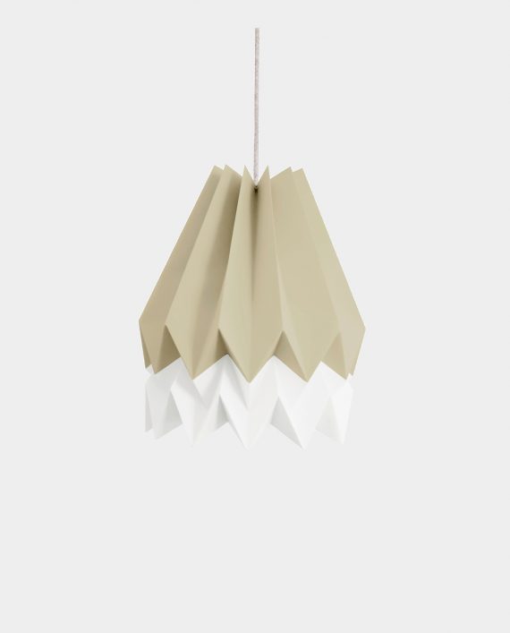 Papierlampe BARRA BEIGE