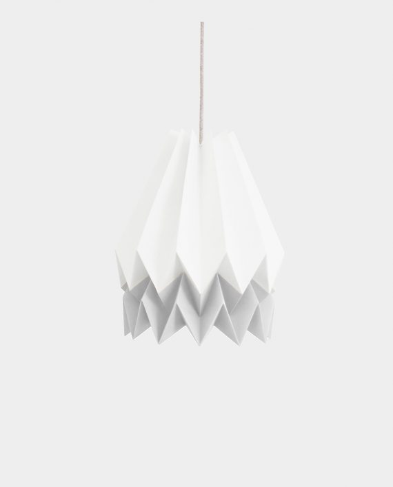 Papierlampe BARRA WHITE