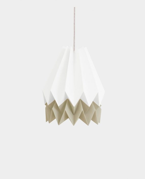 Papierlampe BARRA WHITE