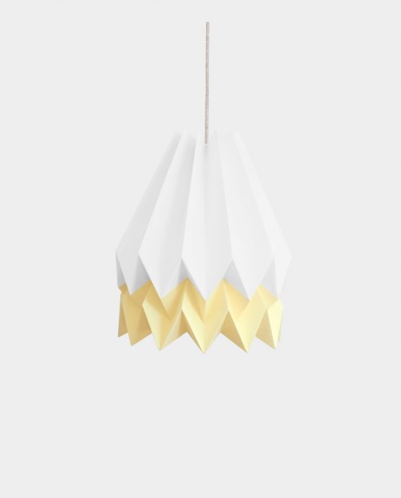 Papierlampe BARRA WHITE