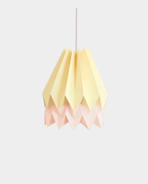 Papierlampe BARRA YELLOW