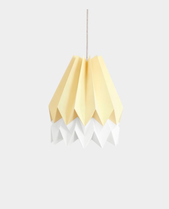 Papierlampe BARRA YELLOW