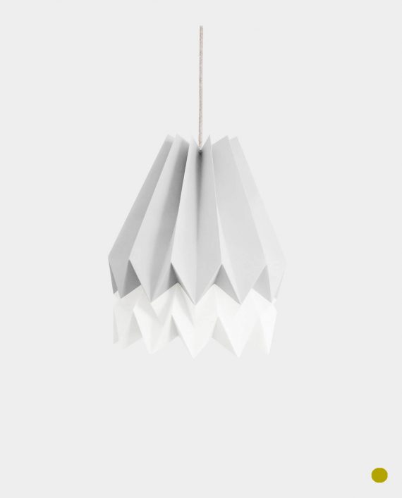 Papierlampe BARRA GREY