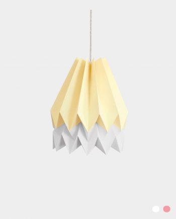 Papierlampe BARRA YELLOW