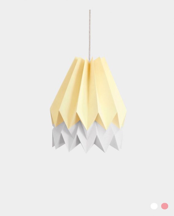 Papierlampe BARRA YELLOW