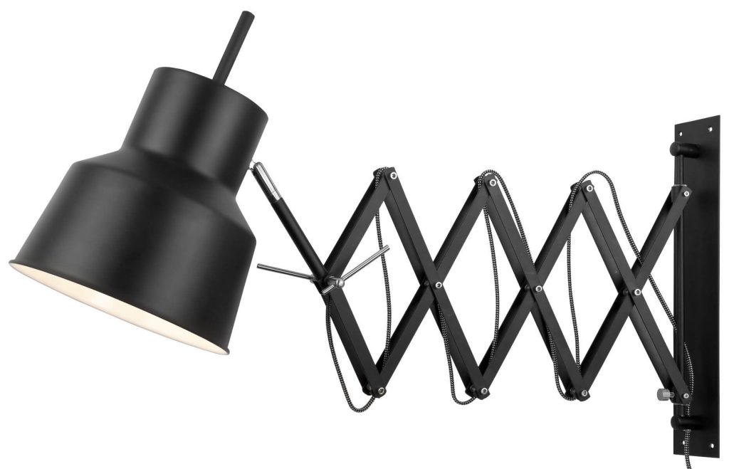 Scherenlampe - Scherenleuchte - Wandlampe ausziehbar
