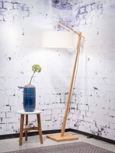 Stehlampe mit Holzfuß ANDES