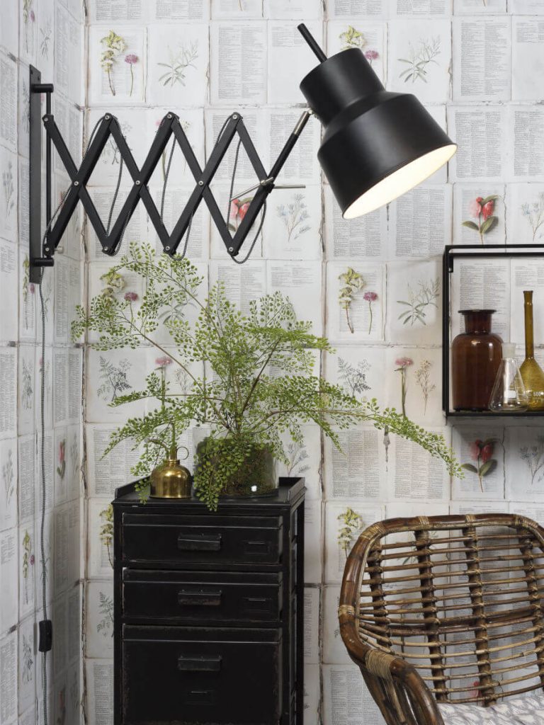 Scherenlampe Wandlampe ausziehbar grau Scherenlampe Wandlampe ausziehbar grau