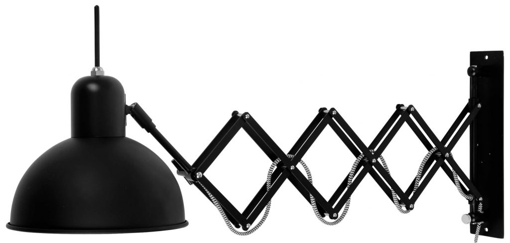 Scherenlampe - Scherenleuchte - Wandlampe ausziehbar