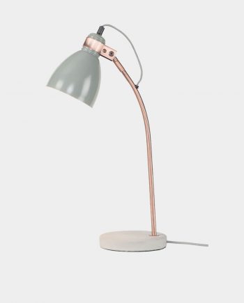 Moderne Schreibtischlampe Industrial Design DENVER grau