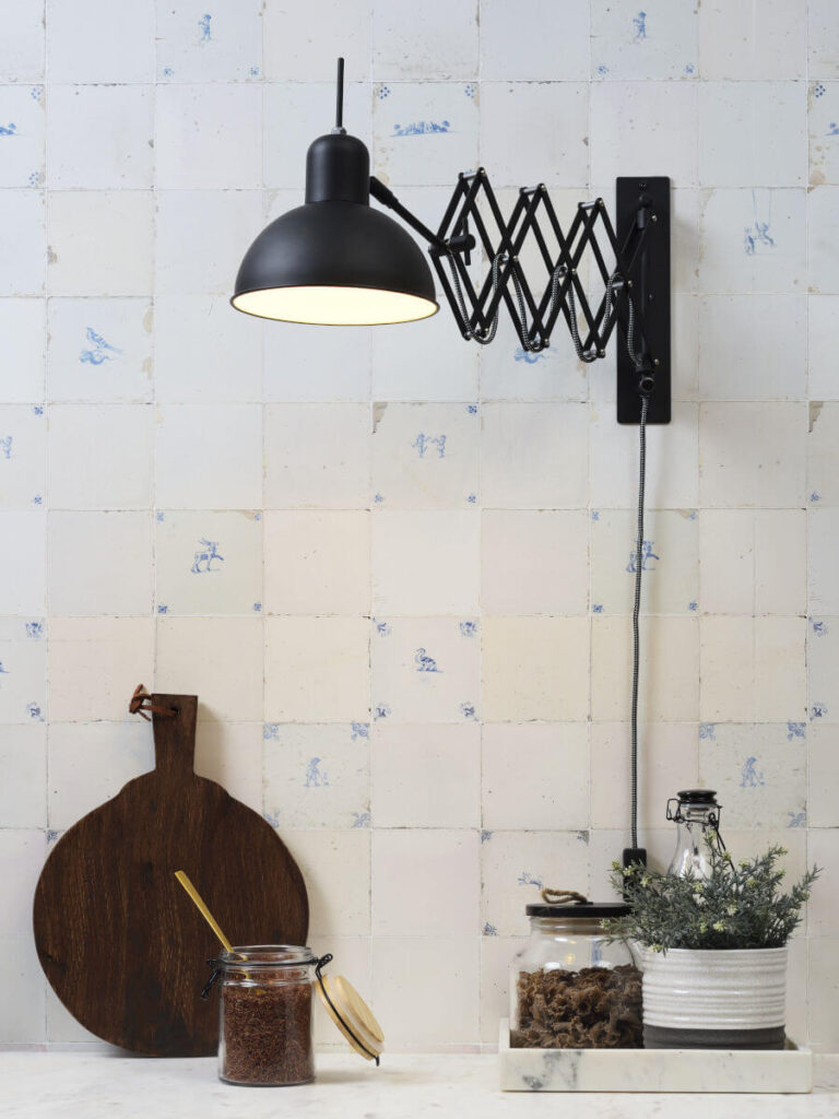 Wandlampe ausziehbar schwarz Wandlampe ausziehbar schwarz