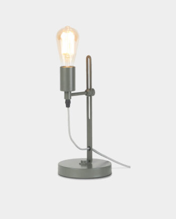 Schreibtischlampe Industrial Design SEATTLE grau