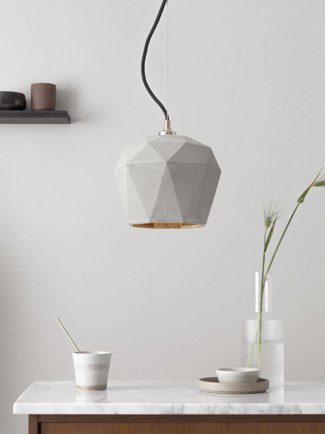 Esstischlampe Beton - Beton Pendelleuchte - Betonlampe - Beton Hängelampe