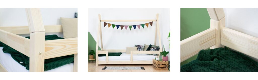 Tipi Bett 140x200 Tipi Bett 90x200 Tipi Bett 80x160 Tipi Bett mit Rausfallschutz - Bodenbett mit Rausfallschutz Tipi Bett 140x200 Tipi Bett 90x200 Tipi Bett 80x160 Tipi Bett mit Rausfallschutz - Bodenbett mit Rausfallschutz