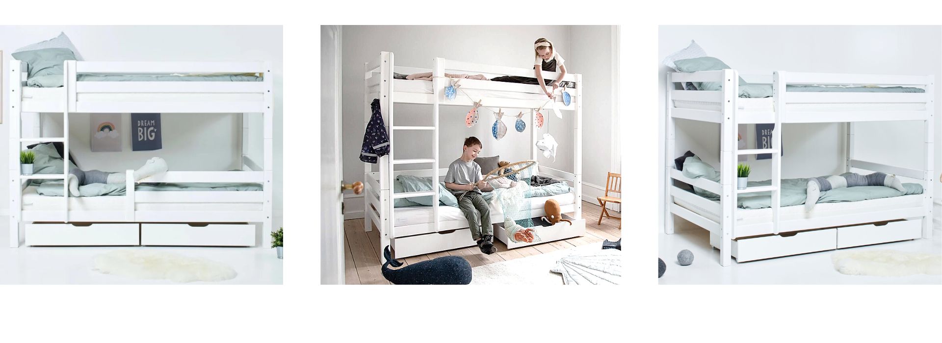 Etagenbett mit Schubladen - Etagenbett 120x200 - Kinderbett 90x200 mit Schubladen Etagenbett mit Schubladen - Etagenbett 120x200 - Kinderbett 90x200 mit Schubladen