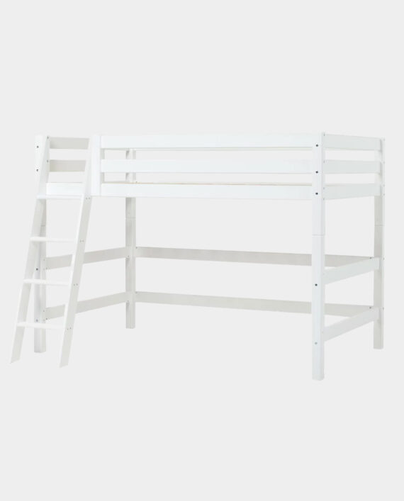 Mittelhochbett Hoppekids ECO LUXURY schraege Leiter - Etagenbett 120x200